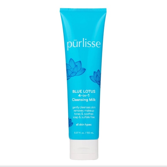 NEW Purlisse Blue Lotus 4-1 Cleansing Milk Full Size 5.07 fl Oz - Picture 11 of 11